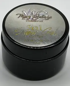 Mary Galarza Nail System SUPER GEL 5 in 1 .  NO WIPE UV/LED SOAK OFF  15ml.