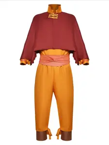 Aang Cosplay Costume Editio Avatar The Last Airbender Role Play for Halloween Carnival Anime Comic Con Avatar Outfits
