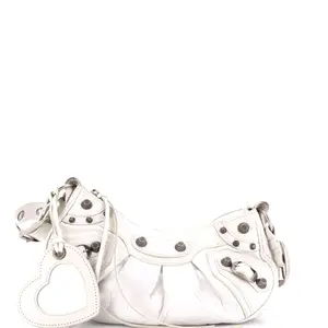 Pre-owned Balenciaga Leather Shoulder Bags Le Cagole Giant Studs Shoulder Bag XS by Rebag