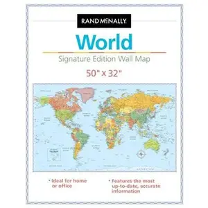 Rand McNally Signature Edition World Wall Map: Folded -- Rand McNally, Sheet Map, Folded