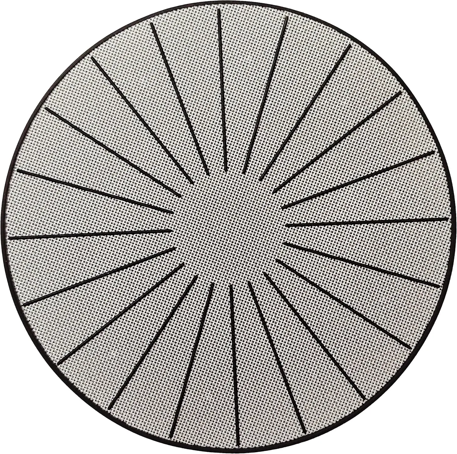 11 in Fiberglass Induction Cooktop Mat - Durable, Modern, Heat Resistant Cooking Pad, Scratch Protector, Heat Diffuser, Slip-Proof Stove Mat, Pot Sliding Preventer, Oven-Safe Kitchen Placemat, Indoor