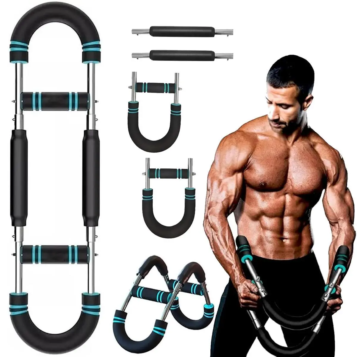Portable Chest Clip Trainer with Elastic Spring, Chest Shoulder Arm Intensive Workout Equipment, Portable Detachable Fitness Machine, 2026 New Pro Twister Arm Muscle Trainer