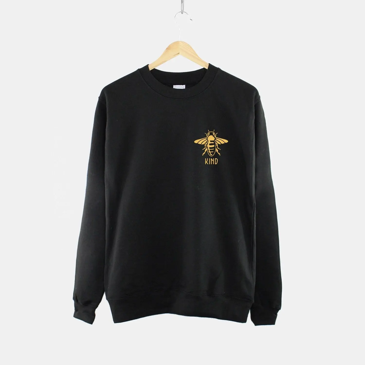 Bee Kind Sweatshirt - Honey Bee Sweatshirt - Save The Bees Pocket Print Sweater - Bee Keeper Gift