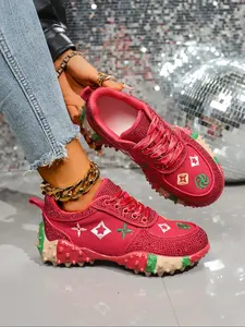 Unisex Casual Sneakers, Trainer, Round Toe Low Top Design, Textile Upper Material, Rubber Sole, Perfect for Daily Wear & Trendy