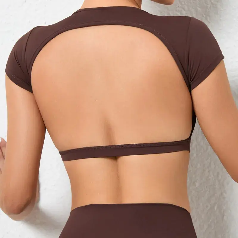 Backless Quick-Dry Workout Top