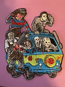 Horror Patch Scary Halloween Patch Iron On Horror Patch Scary Halloween Patch Iron On