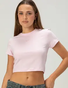NIKE Sportswear Chill Knit Womens Crop Tee