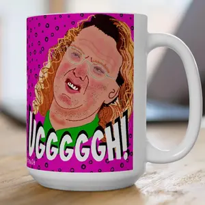 [Sale off up to 50%] Love on the Spectrum “UGH” James Funny Ceramic 11 oz & 15 oz Reality Tv Coffee Mug , Friend, Birthday Gift