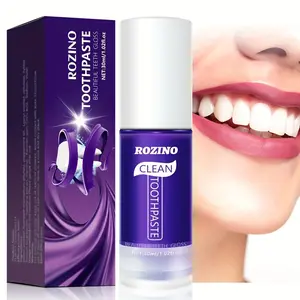 Brightening and Cleaning Toothpaste 30ml, mousse foam design, effectively cleans between teeth, removes yellowing and stains, fresh breath, protects tooth enamel