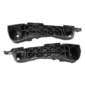 1 Pair Bumper Mounting Support Bracket Compatible for Toyota RAV4 2006-2012, Left Right Bumper Retainer Set Plastic Black