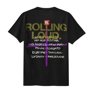 RL World Tour Dept. Vintage Black Reverse Tee