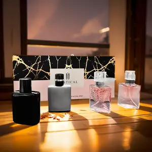 Women's Mini Perfume Gift Set - Lasting Fresh Body & Hair Fragrance Mist for Valentine's Day, Mother's Day, Christmas, Unique Charm, Durable Fragrance - 30ml*4