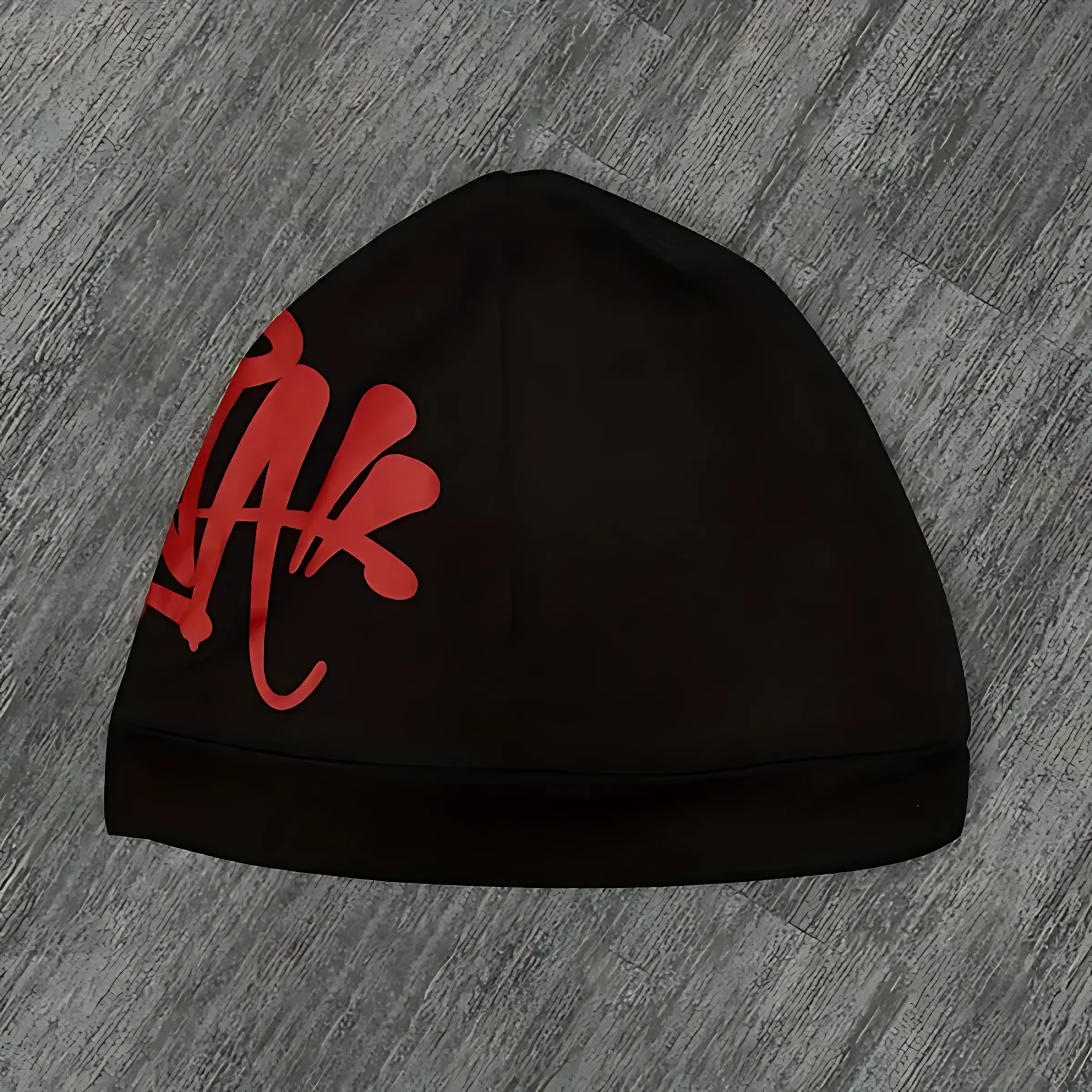 SYNA WORLD Y2K Retro Beanie Black Retro Inspired Streetwear Autumn