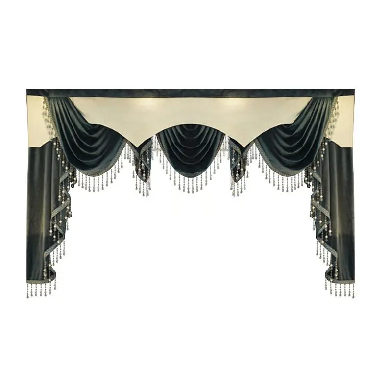 Solid Color Curtain Valance, 1 Count Minimalist European  Style Curtain,  Household Decor for Living Room, Bedroom, Balcony, Hotel, Window Decorations Supplies