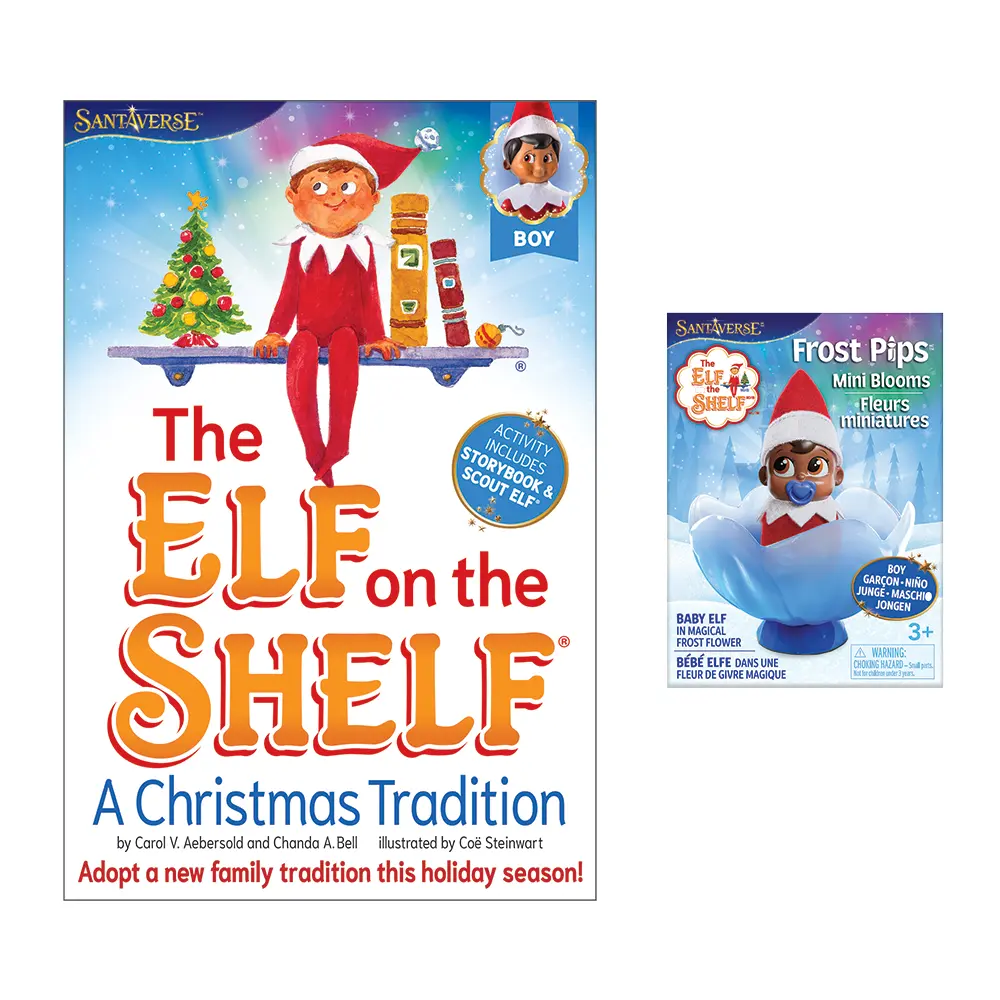 Bundle (Boy: Elf Baby & Scout Elf, Brown Eyes)