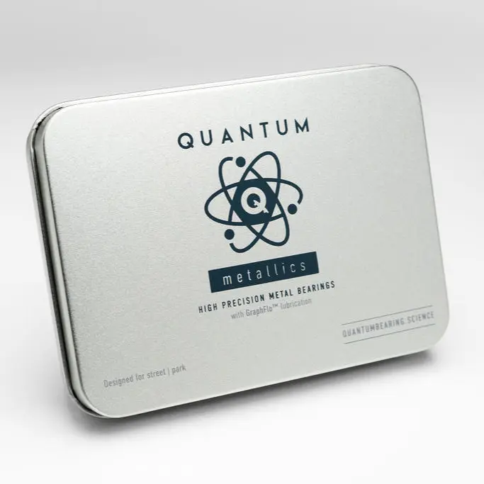 Quantum Metallic Carbon Steel Series Bearings Skateboard Hardware