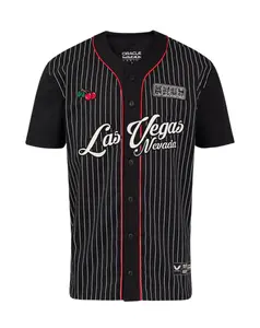 Red Bull Racing F1 Special Edition Las Vegas GP Baseball Jersey - Black