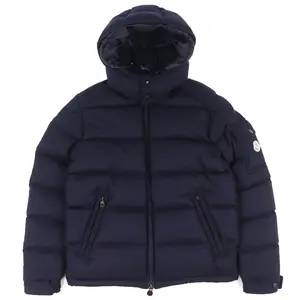 Pre-owned MONCLER Wool Small Leather Goods Montgenevre Down Jacket