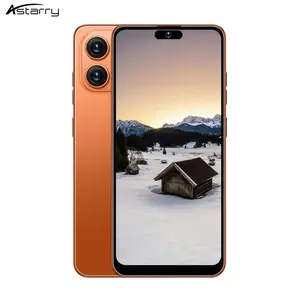 Astarry-17 Pro Max smart phone ultra-clear picture quality 4+64GB ROM 6.93-inch big screen 5+13MP camera 8-core processor Android 10.0 version battery 4100mA dual card dual standby global unlocking 4G network face recognition fashion thin body.