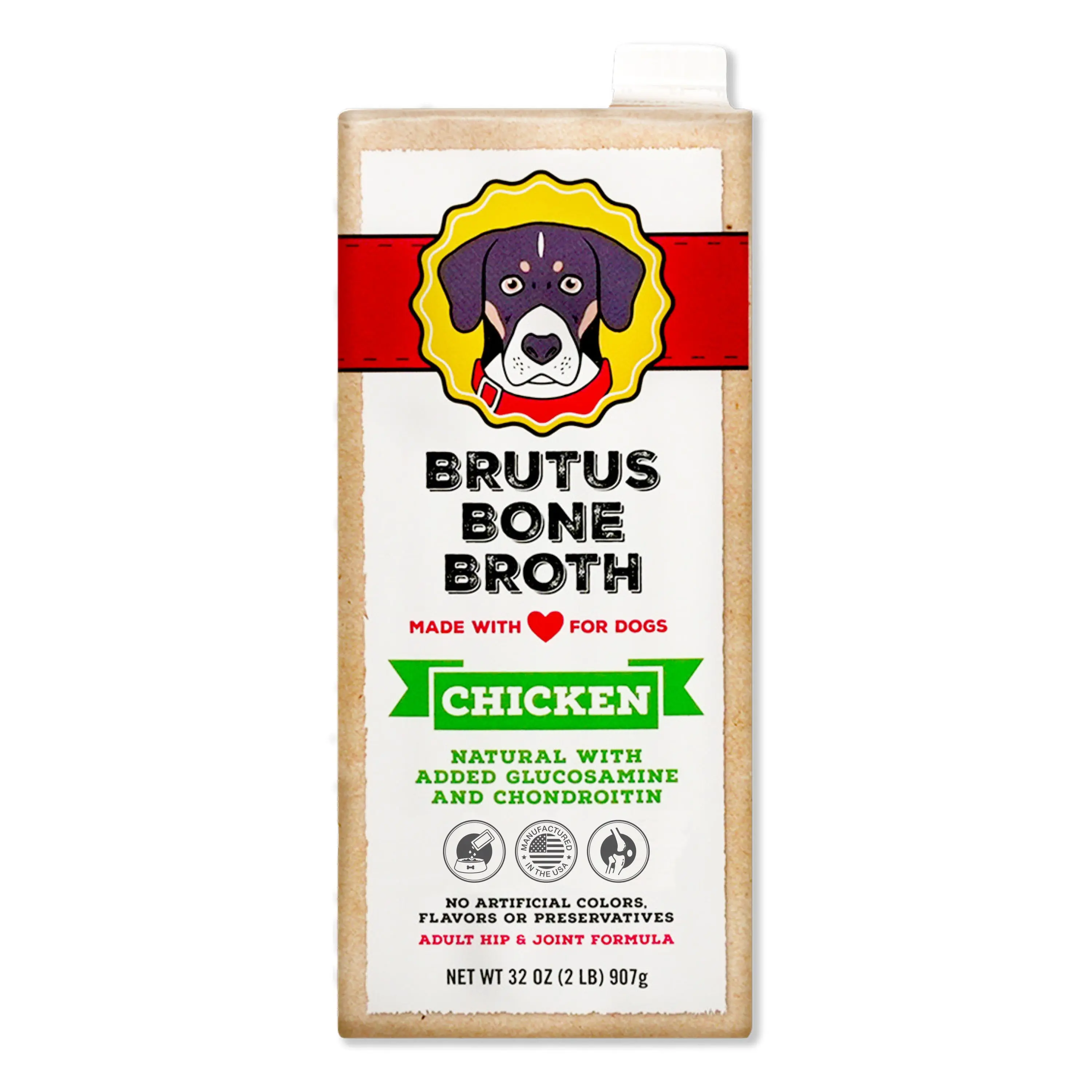 Brutus Bone Broth - Chicken Low Calorie Low Sodium