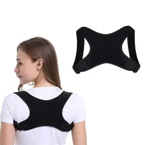 Adjustable Posture Corrector Back Support Strap, Breathable Anti-Slip Ergonomic Design, Comfortable Fit for Sitting Standing Travel