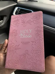 Holy Bible, Gift Edition King James Version, Faux Leather Flexible Cover, Blossom Pink Floral (KJV Gift Editions) Imitation Leather