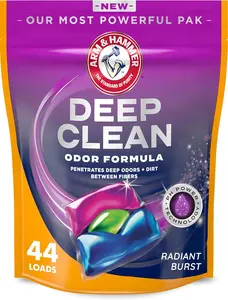 ARM & HAMMER Deep Clean Odor Formula Laundry Detergent Power for Effective Cleaning and  Control - Household Cleaning Burst Eliminator Perfume Scented
