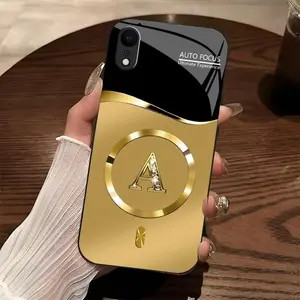 Suitable for [iPhone Xr] high-end MagSafe phone case🥰，Features a magnetic attachment function, with all 26 letters available for you to choose from. YM99