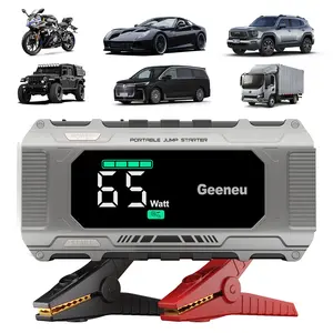 FEATOU 5000A Car Battery Jump Starter，start your car with car emergency power starter, which can also charge your phone，There are also three modes of LED lights Outdoorfun Automotive Vehicle fathersdaygift