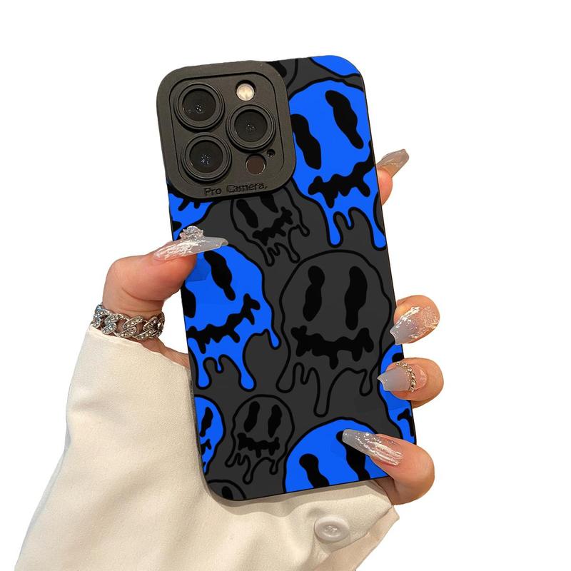 Fashion Smile Face Pattern Phone Case, Decorative Phone Protector Cover ...
