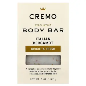 Cremo Exfoliating Body Bar, Italian Bergamot , 5 oz (142 g)