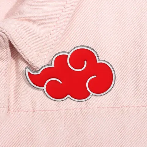 Naruto Shippuden Akatsuki Cloud Enamel Pin Cartoon Anime Alloy Brooch Pin Clip Lapel Backpack Badge Fashion Accessory Fashion Jewelry Accessories Collectible Pins Gift for Friends