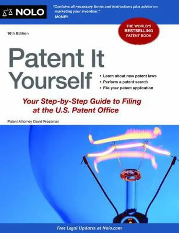 USED Book - Patent It Yourself: Your Step-By-Step Guide to Filing at the U.S. Patent Office by David Pressman (Paperback) - english