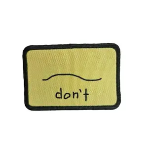 Don't Snake Bad Drawing Parody Gadsden Flag Meme Patch 2x3 Removable Morale Patch with Hook and Loop Backing