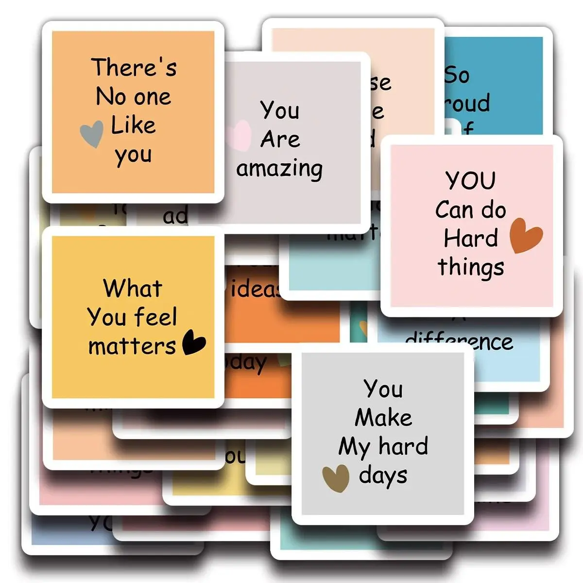 30pcs Positive Affirmation Cards – Mini Encouragement & Motivational Set