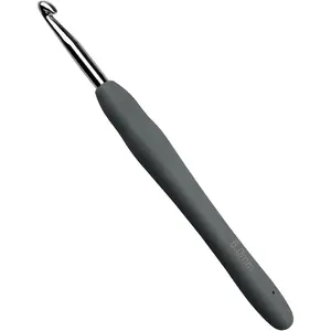 Size J/10(6mm) Crochet Hook,Extra Long Crochet Hooks for Arthritic Hands,Ergonomic Grip Soft Handles for Beginners and Experiecced Crochet Lover,Comfortable/Easy to Use