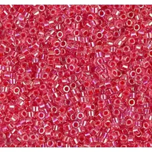 Crystal Light Strawberry ICL 11/0 Delica Seed Beads || DB-0075