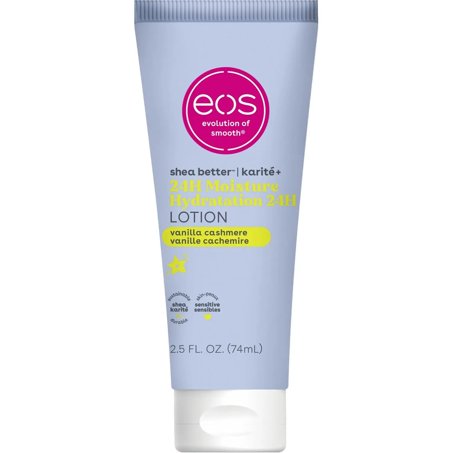 24H Moisture Travel Body Lotion- Vanilla Cashmere, 2.5 fl oz