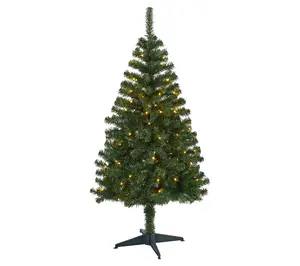 5' Christmas Tree with 150 Clear LED Lights byNearly Natural