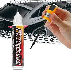 DIBMS Car Touch Up Paint Fill Pen - Automotive Paint, Easy Car Scratch Repair Pen, Clear Paint for Erasing Scratches, Black,Remove annoying scratches and restore the original appearance of the car