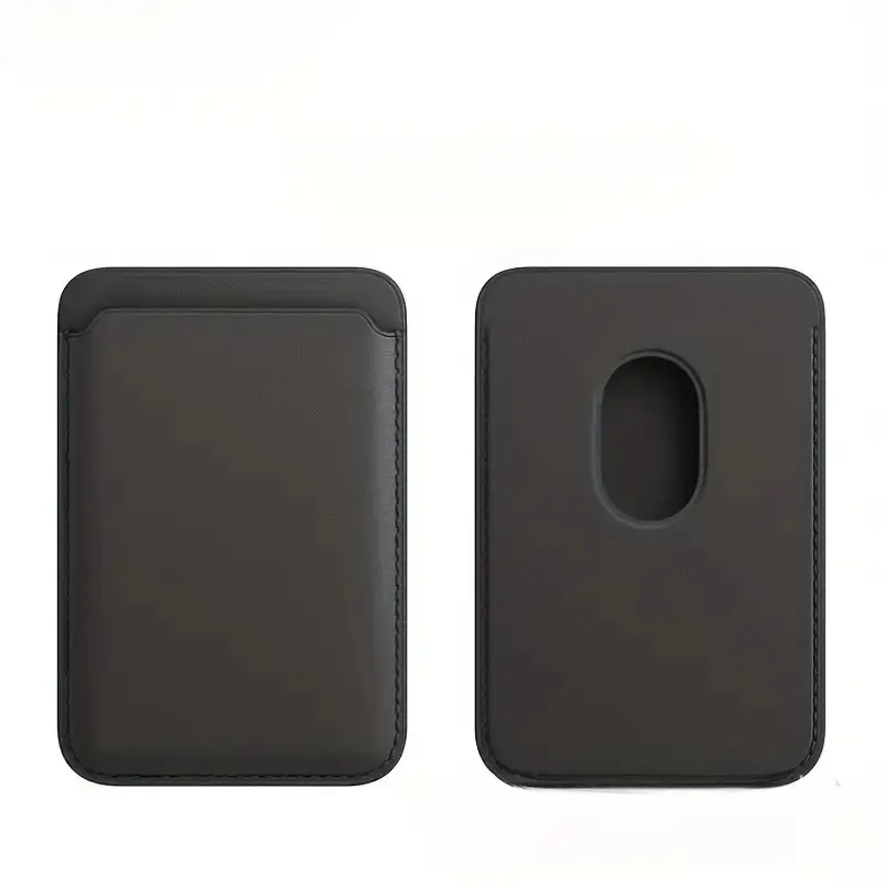 Magnetic Mobile Slim Wallet Card Holder for iPhone 15 Pro Max/15 Pro/15 Plus/15,14 Pro Max/14 Plus/14 Pro/14,13 Pro/13 Mini,12/12 Pro/12 Mini - Strong Magnetic Attachment, Secure Card Storage, Hands-Free Viewing & Charging, Sleek Accessory, Smooth Texture