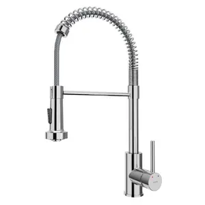 Loxton Touchless Kitchen Faucet – Polished Chrome, Pull-Down Dual Spray, 360° Swivel High Arc Spout, Sensor Activated, 1.8 GPM Flow, Lead-Free Brass