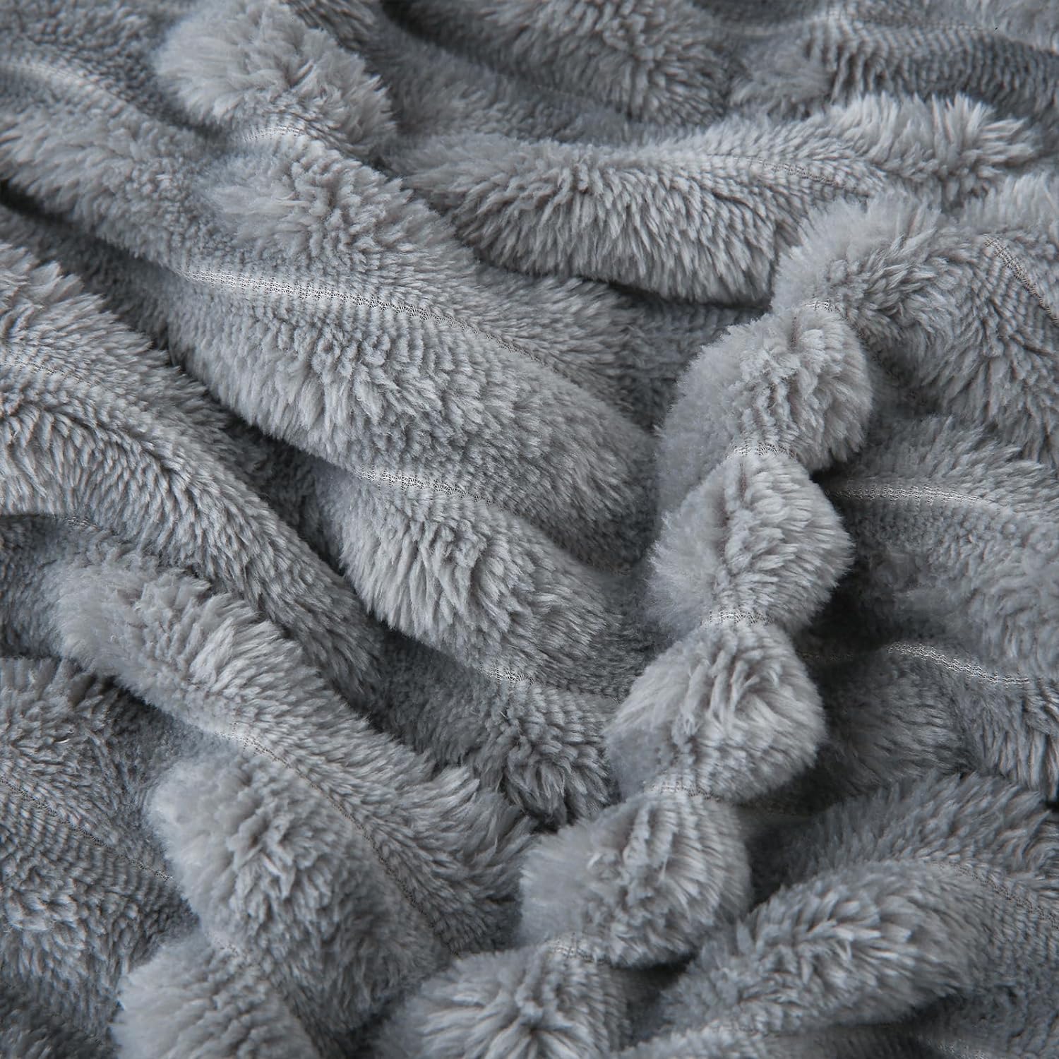 Fleece Throw Blanket for Couch Sofa or Bed Super Soft Throw Blanket Premium Silky Flannel Fleece 3D Ribbed Jacquard Lightweight Bed Blanket All Season Use,back to school,back to school shopping,home decor