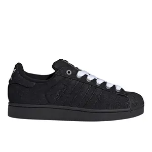 adidas Mens Superstar Ii Lace Up Sneakers Shoes Casual - Black
