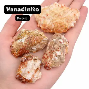 ONE Vanadinite Cluster - Natural Vanadinite Clister - Morocco