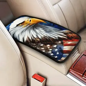 Universal Car Armrest Box Pad for Men and Women, Stylish Auto Decoration, Car Ornament, Comfortable Car Accessory for Vehicle Interior, Universal Fit