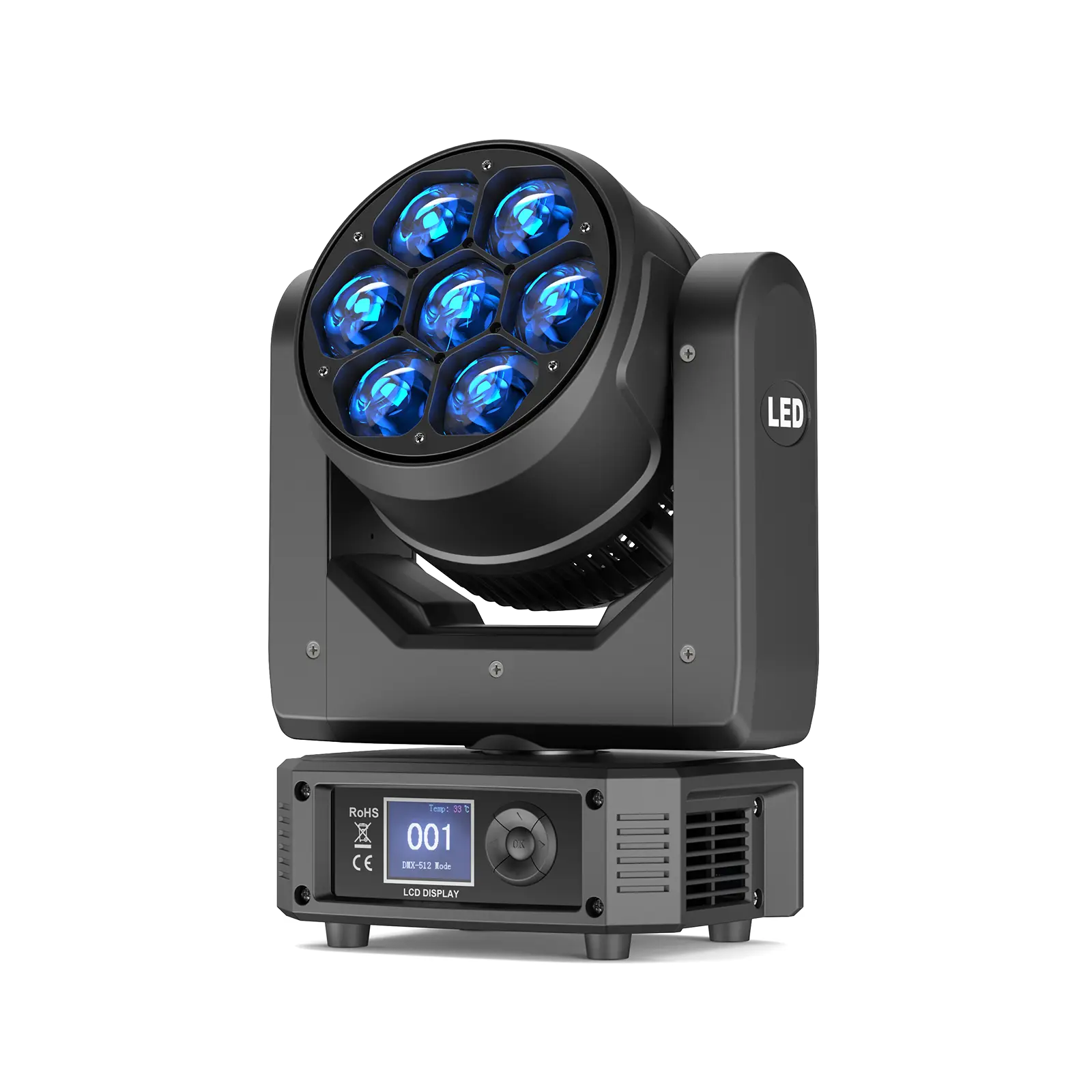 UKING Beam Stage Light 350W  Head Light for DJ Disco Christmas Wedding Party