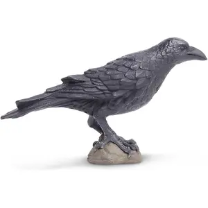 Raven Figurine - Realistic 3" Bird Figure - Educational Toy for Boys, Girls, and Kids Ages 3+