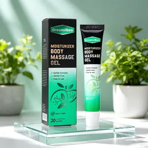 GraanVibes Men's Care Massage Gel, Daily Hydrating & Moisturizing Formula, Soothes and Relaxes Fatigue for All-Day Skin Comfort