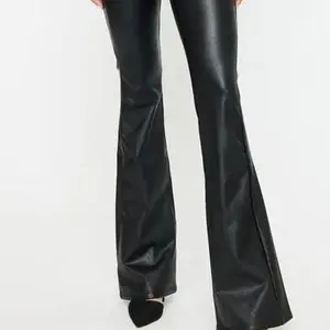 KanCan Black Leather Jeans